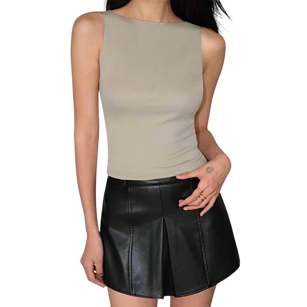 Boat Neck Tank Top